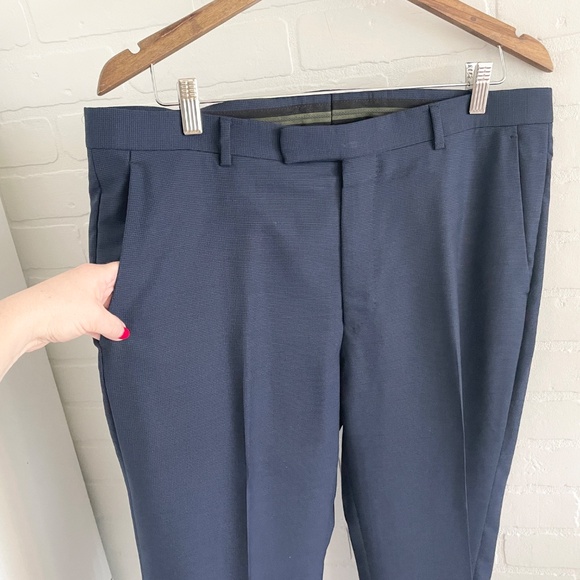 Ermenegildo Z Zegna Men’s Suit Blue Formal Wedding Event Business Casual Sz 52L - Picture 15 of 16